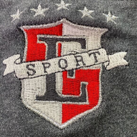 Vintage y2K Escada Sport jacket/button front shirt crest logo L - Picture 4 of 6